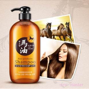 korea Horse Oil Shampoo MEN WOMEN 马油无硅油洗发水男女300ML