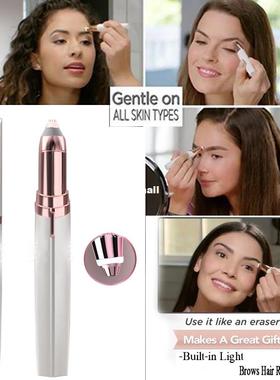 Mini Electric Eyebrow Epilator Lipstick Eyebrow Trimmer Lase