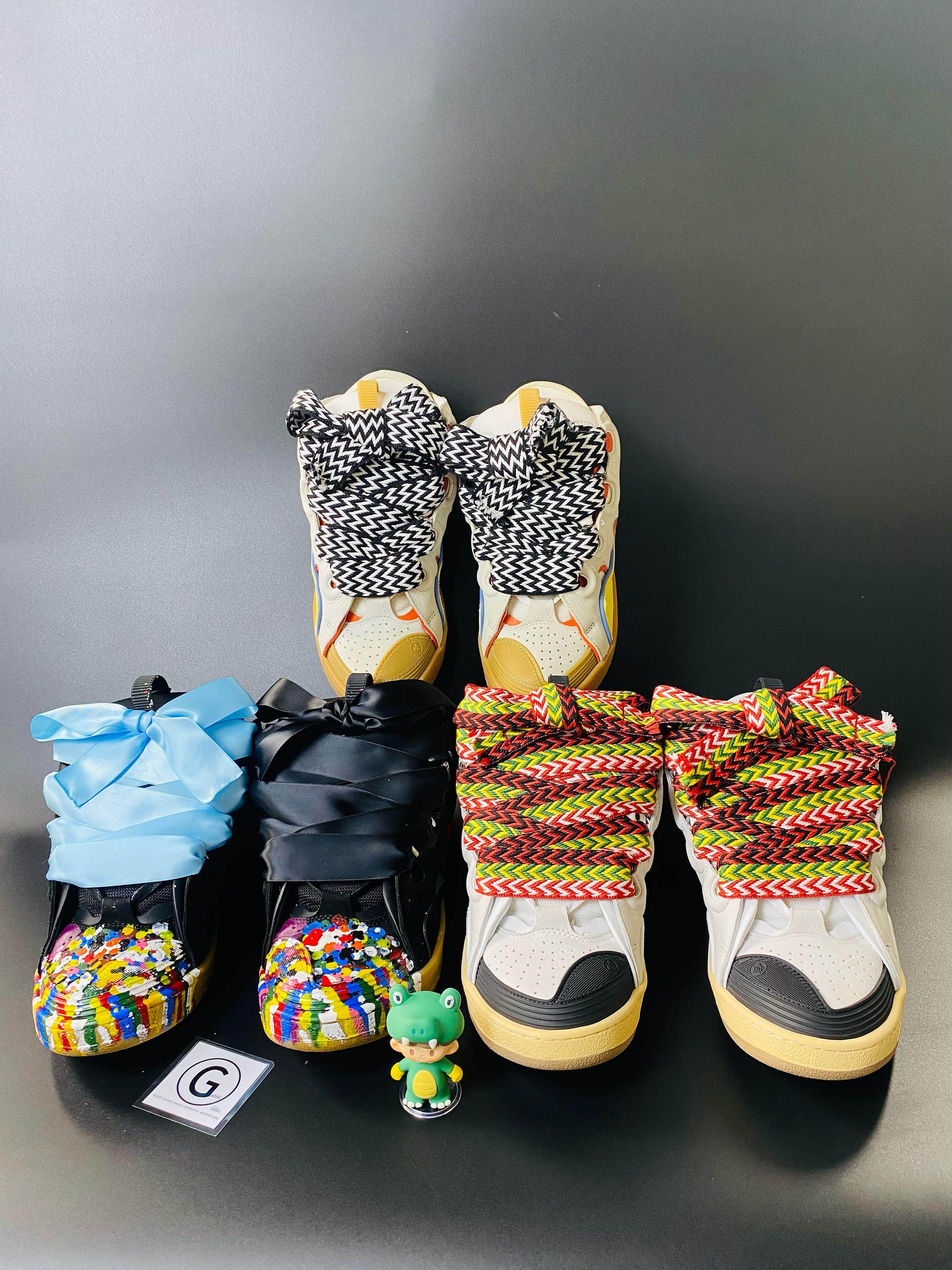 浪凡面包鞋lanvincurb浪凡德训情侣百搭鞋欧洲站滑板复古老爹鞋