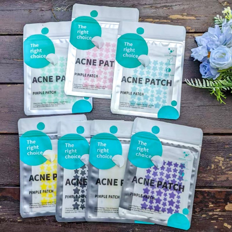 日本こうしつ星星痘痘贴隐形可爱祛痘贴修复遮瑕舒暖亲肤透气吸脓