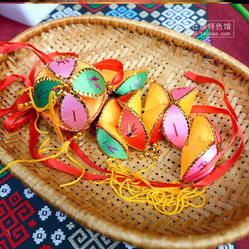三月三手工材料幼儿园绣球diy灯笼挂饰制作w花球材料
