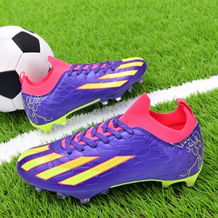 X系列CRAZYFAST.1超顶FG足球鞋梅西金靴天然草长钉防水比赛训练