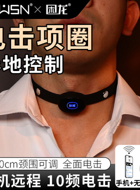 【保密发货】JEUSN困龙项圈电击版（AI+遥控）SM异地控制训狗调教