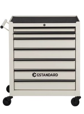 Gstandard北欧风咖啡厅画室白色移动储物柜美甲理发店专用工作台