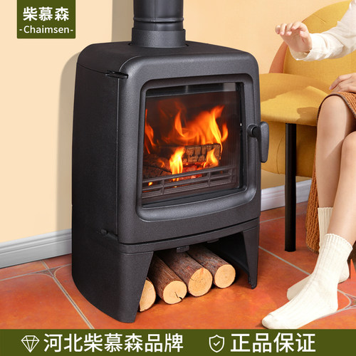 外贸出口铸铁真火壁炉烧柴烧炭