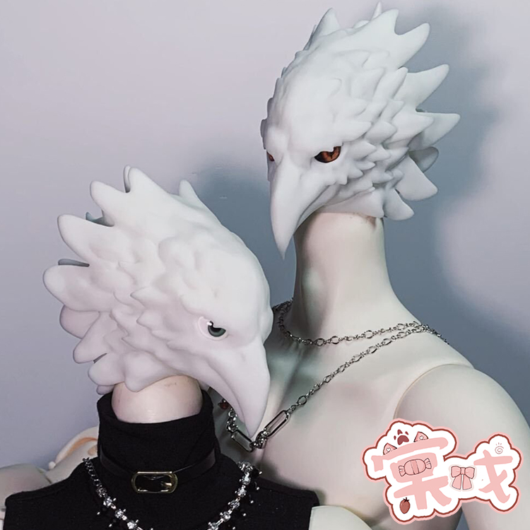 【棠戏BJD】素头包邮【MUSEN灵物栖】S14 鹄 鸟头 秃鹫 限量 二仓