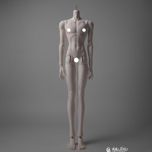 【棠戏BJD】素体【画境】70薄肌 男体 调色 牡丹白mia粉luts白