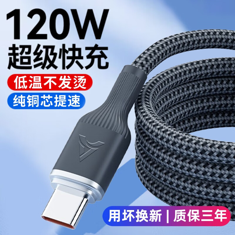 艾胜者Type-c数据线120W