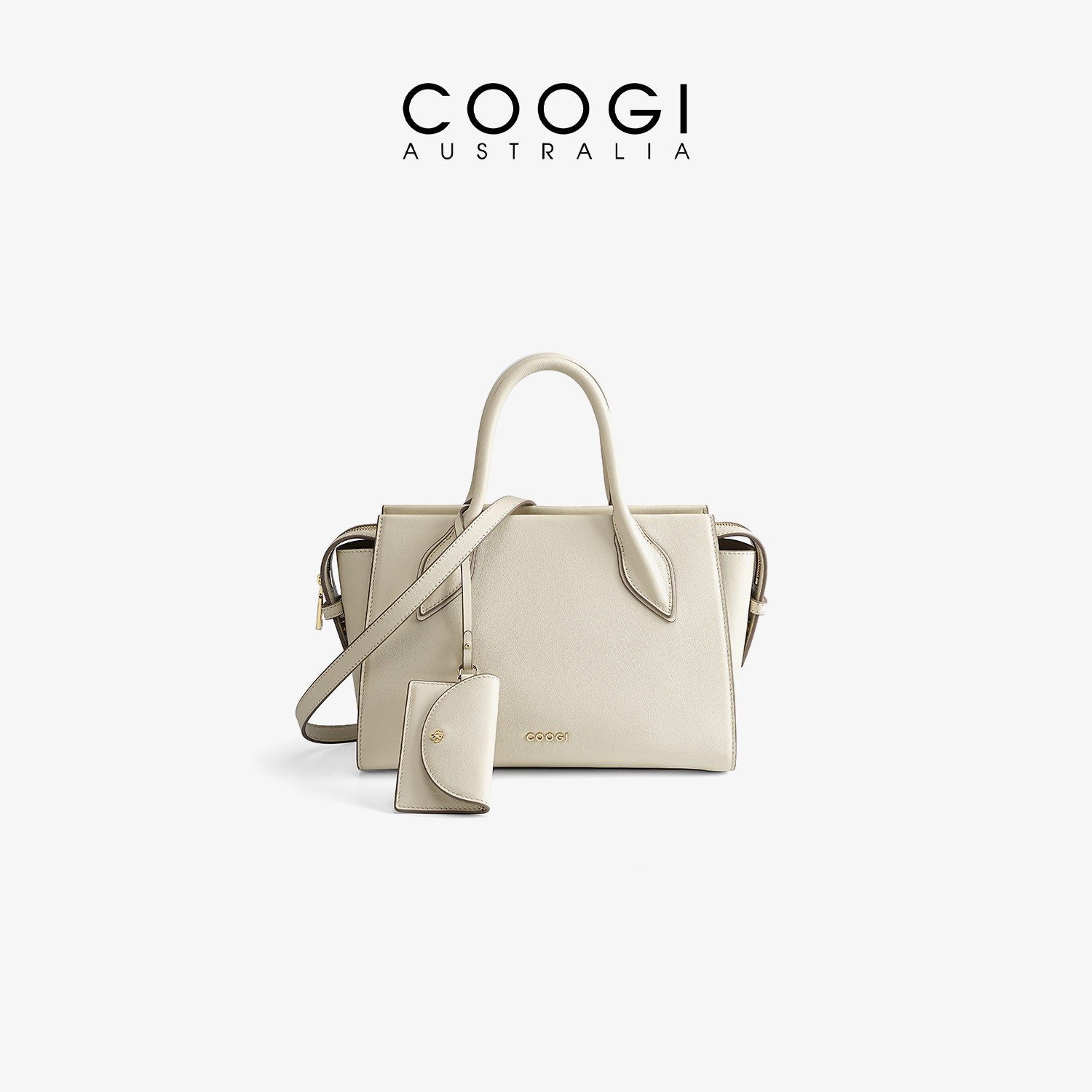COOGI手提包新款牛皮大容量图片
