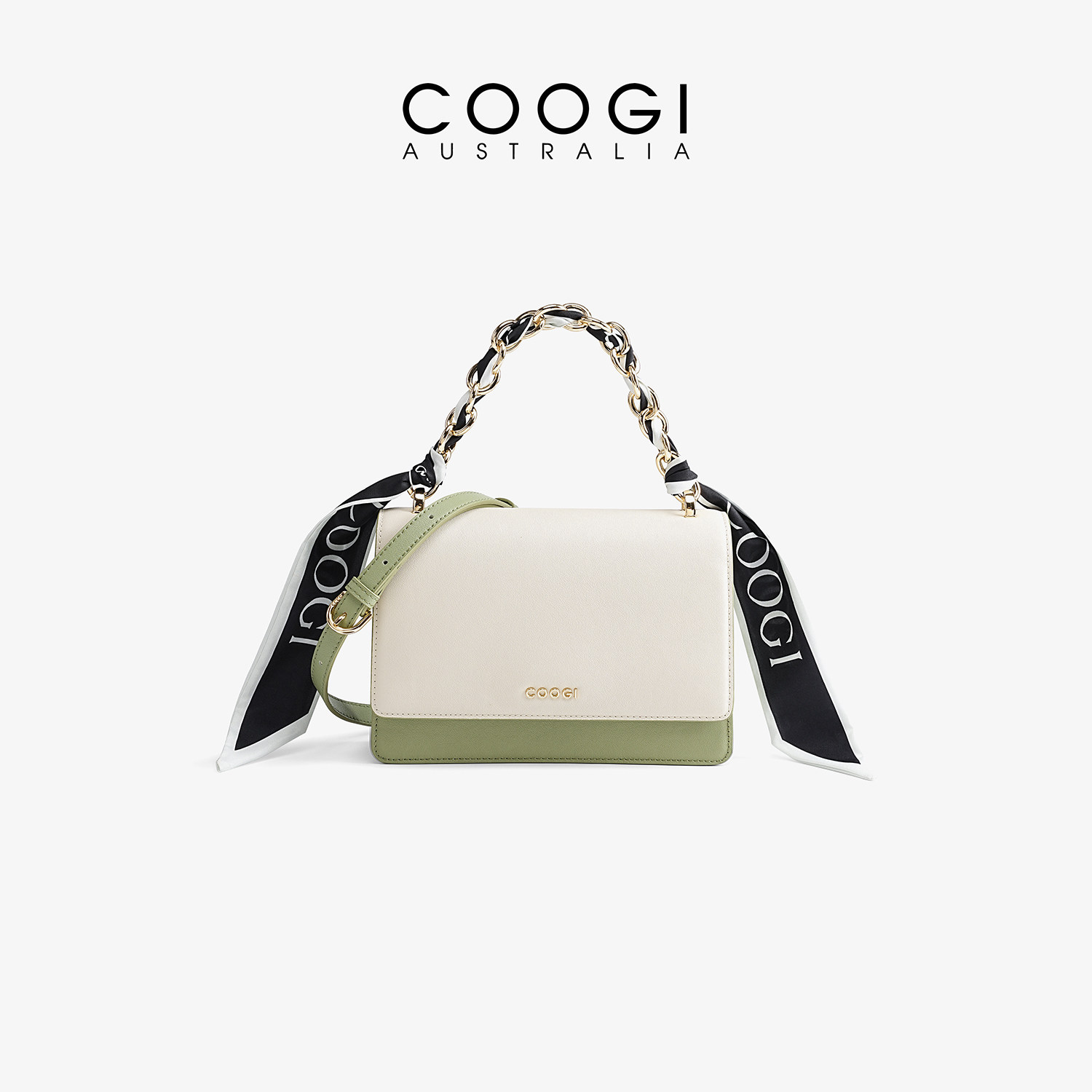 COOGI斜挎包时尚小方包轻奢女包图片