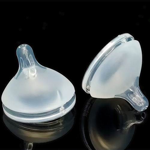 宝宝宽口径60偏心奶嘴软硅胶