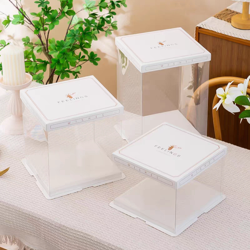 透明生日蛋糕盒子包装盒单双层