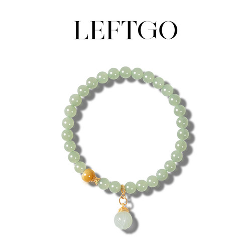 LEFTGO左戈手串天然和田晴水玉