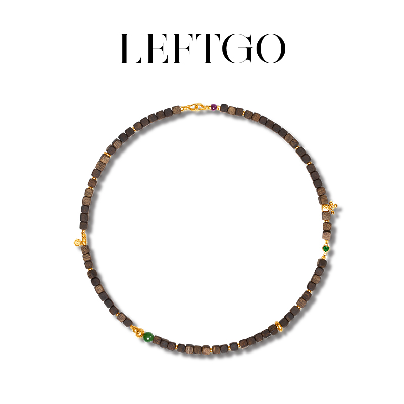 LEFTGO左戈天然沉香女款毛衣链