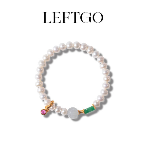LEFTGO左戈天然强光淡水珍珠手串