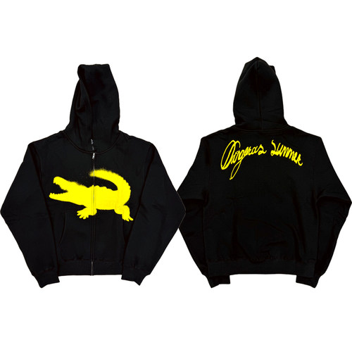 DANGEROUS SUMMER ALLIGATOR ZIP HOODIE Yeat 印花拉链外套