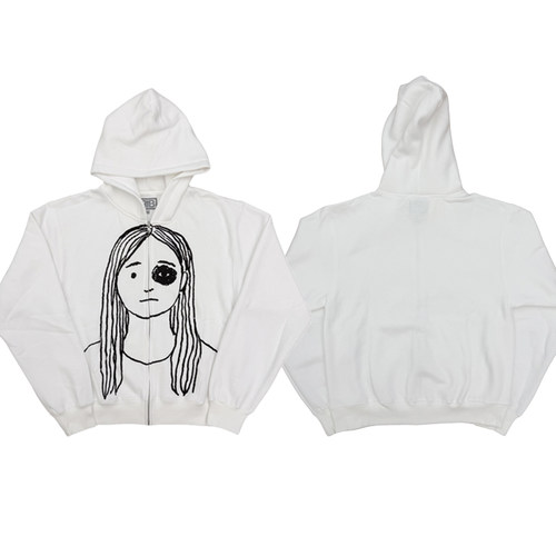 Praiseche Merch Shop Madonna Zipper Hoodie印花拉链外套帽衫