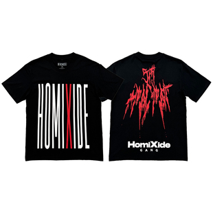 Homixide Gang Long Letter Tee - Boxfest Exclusive限定短袖T恤