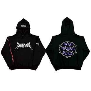 OsamaSon FlexMusix Total Fxcking Flex Hoodie连帽卫衣刺绣帽衫