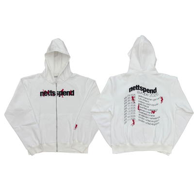 NETTSPEND EURO TOUR MERCH ZIP HOODIE会场限定连帽拉链外套帽衫