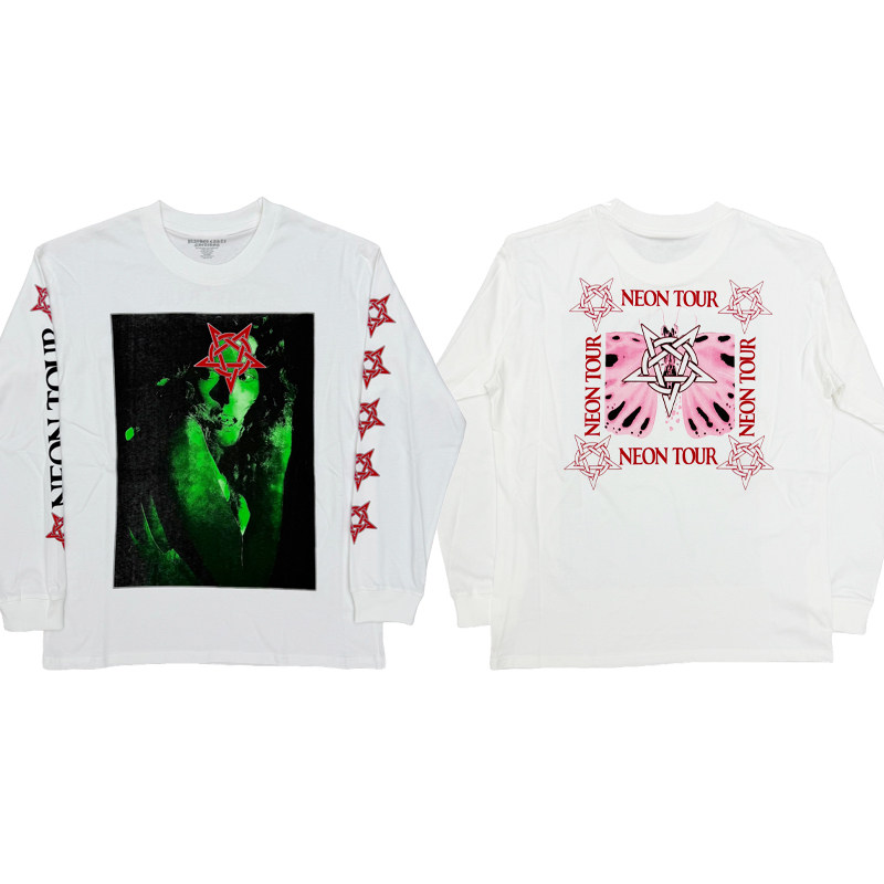 Playboi Carti Neon Tour Longsleeve会场限定印花长袖T恤图片