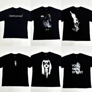 KK Playboicarti Ken Carson专辑限定短袖T恤夏季美潮opium风格