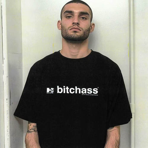 HTV BITCHASS T-Shirt by DEMMO Playboi Carti同款短袖T恤