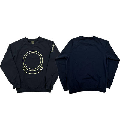 Number(N)ine SS01Number Nine Shield crewneck做旧破坏套头卫衣