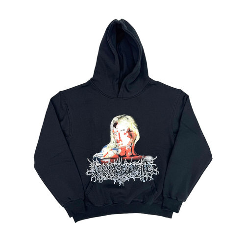 DestroyLonely Pixel Lady Merch Hoodie印花连帽衫卫衣帽衫opium