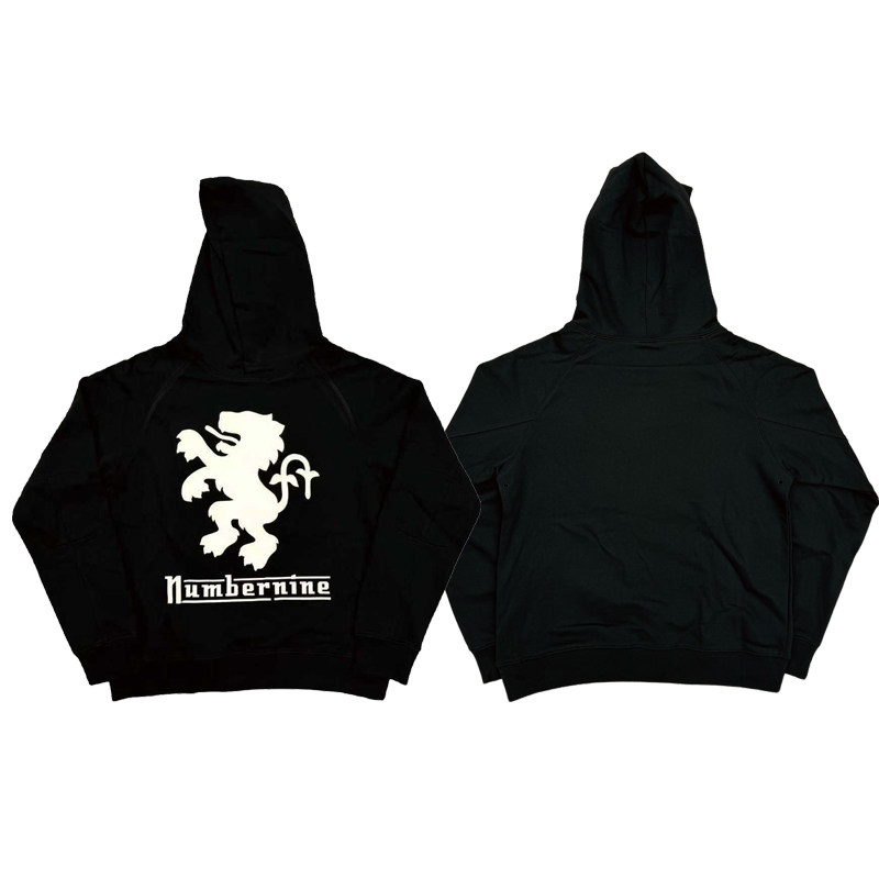 thumbnail for Number (N)Ine Ss00 Lambretta Hoodie Retro Print N9 Hooded Sweatshirt Pullover
