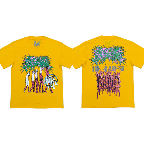 Bleood Tour Merch NYC Show Tee会场限定印花短袖T恤
