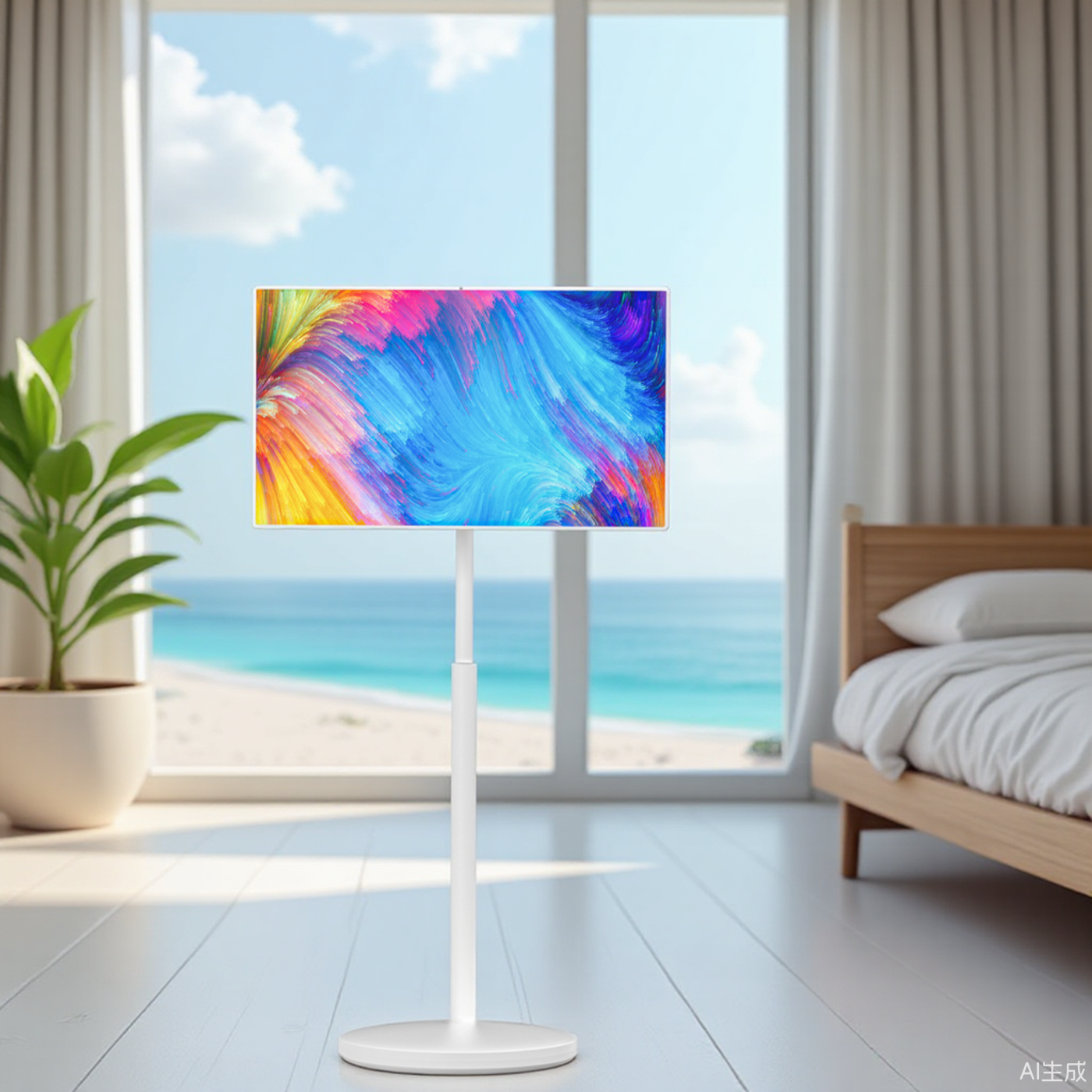 直播大屏触摸健身唱歌网课