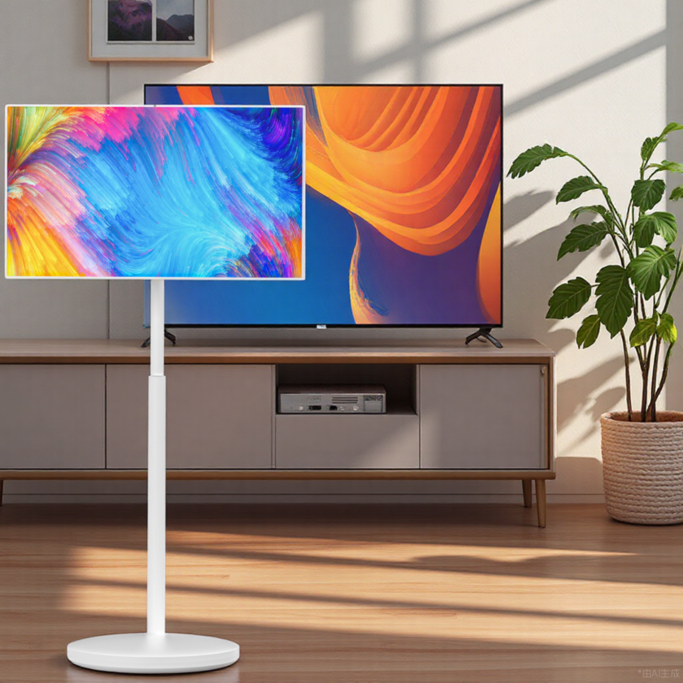 直播大屏触摸健身唱歌网课