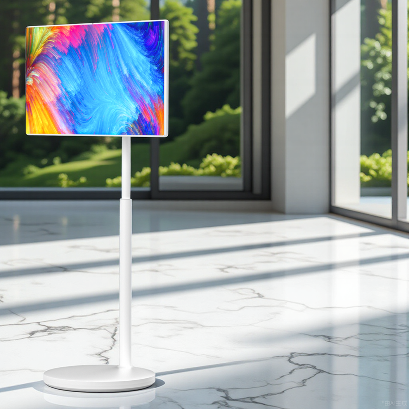 可移动户外32英寸自由屏