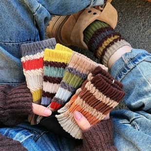 网红爆款袜子女秋冬新款中筒堆堆袜ins韩版洋气泡泡女袜中长款潮
