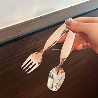 316不锈钢儿童餐具勺叉便携套装