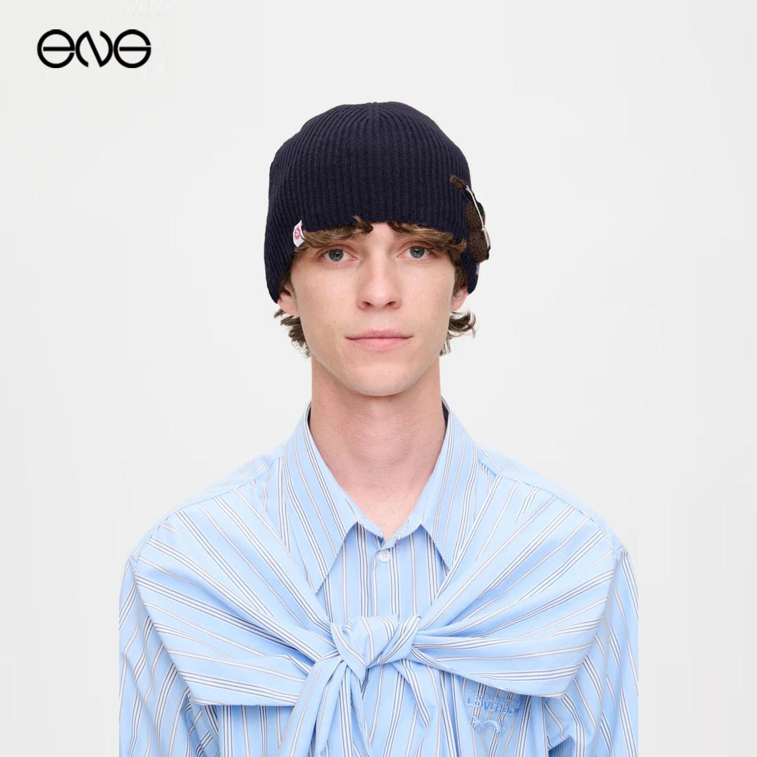 【ENG】CHARLES JEFFREY LOVERBOY刺绣骷髅套头帽男女新品26春图片
