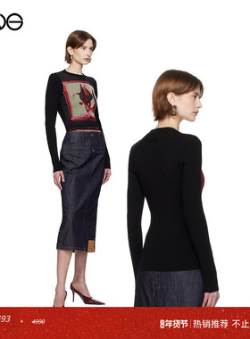 【ENG】Jean Paul Gaultier FLOWERS CADRES 长袖上衣