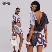 aespa女团 LONDON迷你辣妹短裙蓬蓬半身裙itzy 明星同款 JADED