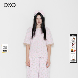 ENG 新品 Ashley T恤上衣女装 26春 Williams熊猫印花POLO短袖