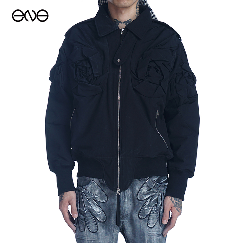 【ENG】Juntae Kim Padded Flower拉链夹克 新品24秋