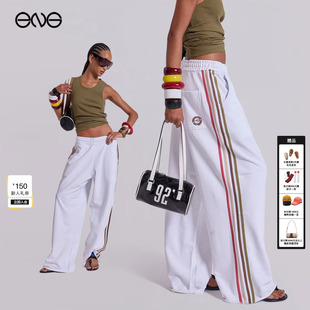 LONDON JADED 侧条纹直筒休闲长裤 女装 25秋 新品 ENG