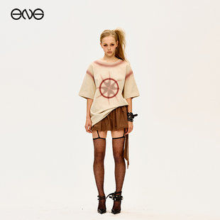 【明星同款】Anomalies Department 短袖T恤上衣 何与姚琛颜安