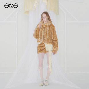 【ENG】Effet de Soleil中古鹿点翻领外套低腰半身裙套装新品25冬