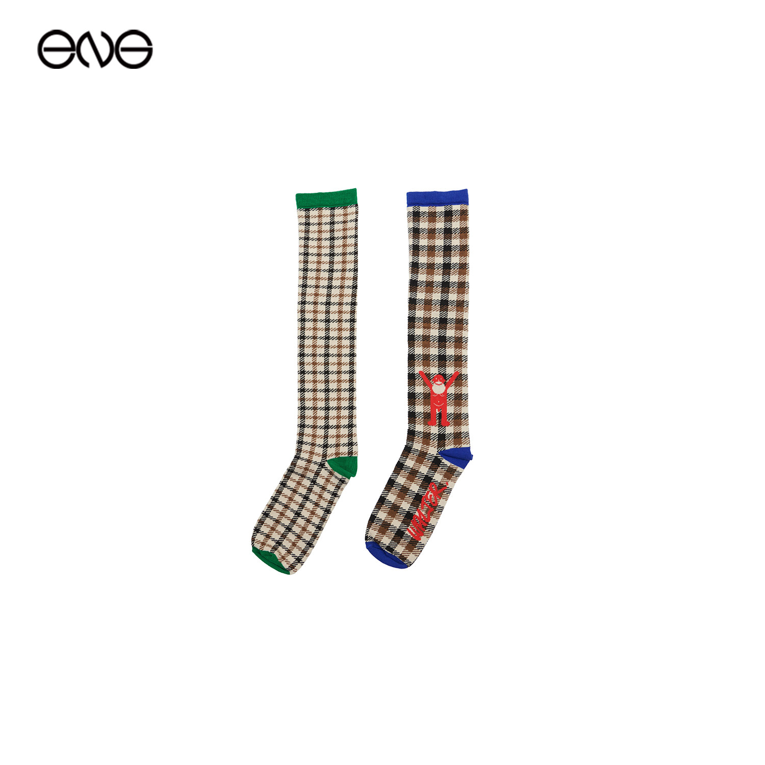 【ENG】Walter Van Beirendonck 格纹长筒袜男女同款新品25秋