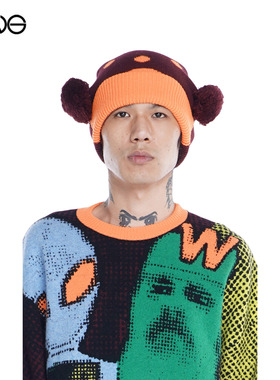 【ENG】Walter Van Beirendonck 保暖针织冷帽男女同款新品25冬