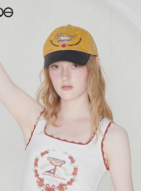 【徐明浩明星同款】Effet de Soleil 撞色刺绣鸭舌帽男女新品25秋