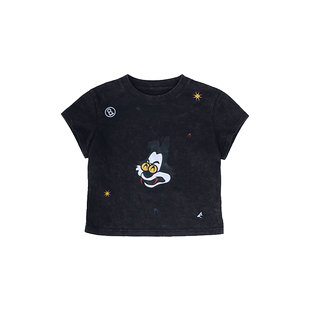 【断码特惠】Anomalies department 正肩显瘦印花短袖T恤女