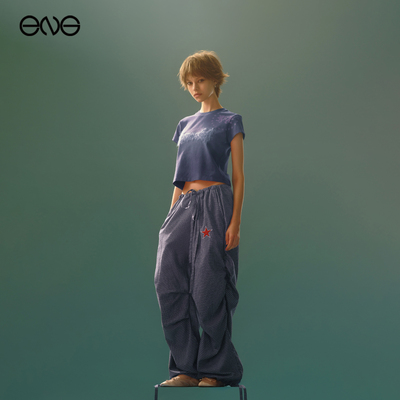 【明星同款】Anomalies Department 格纹抽绳裤 杨超越宋妍霏