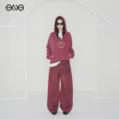 博主同款 直筒牛仔长裤 Effet Soleil做旧弯刀裤 女新品 25秋